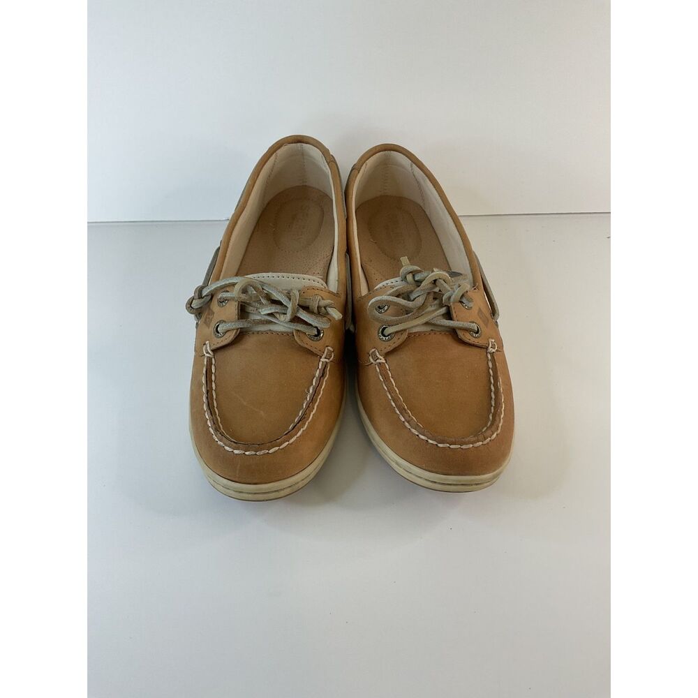 Sperry Women's Firesfish Leather Boat Shoe Size 8